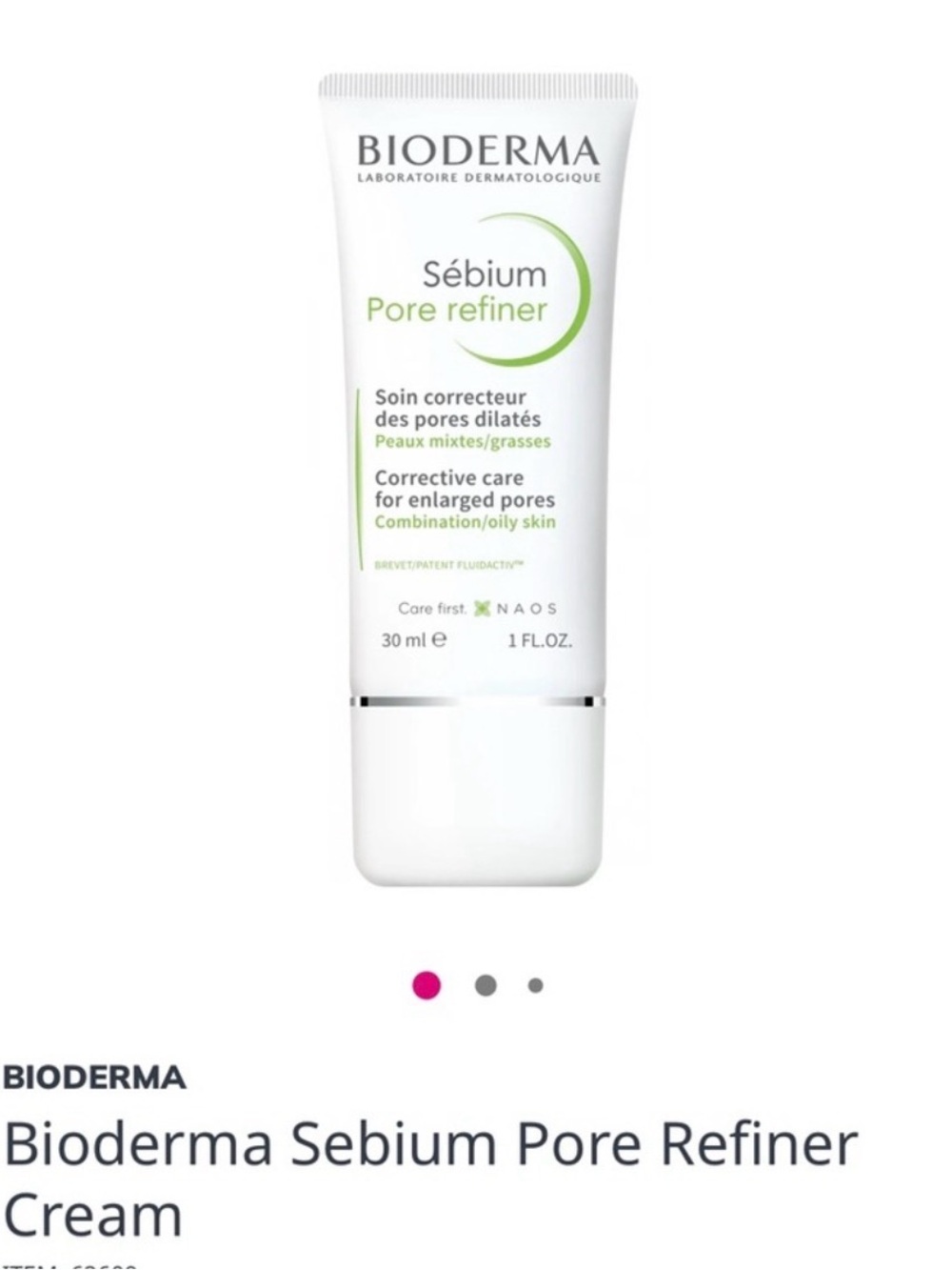 Bioderma Sebium Pore Refiner Cream